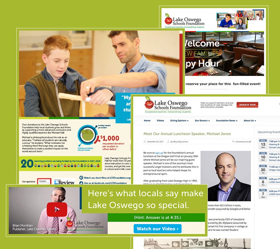 examples of design work for lake osego schools foundation